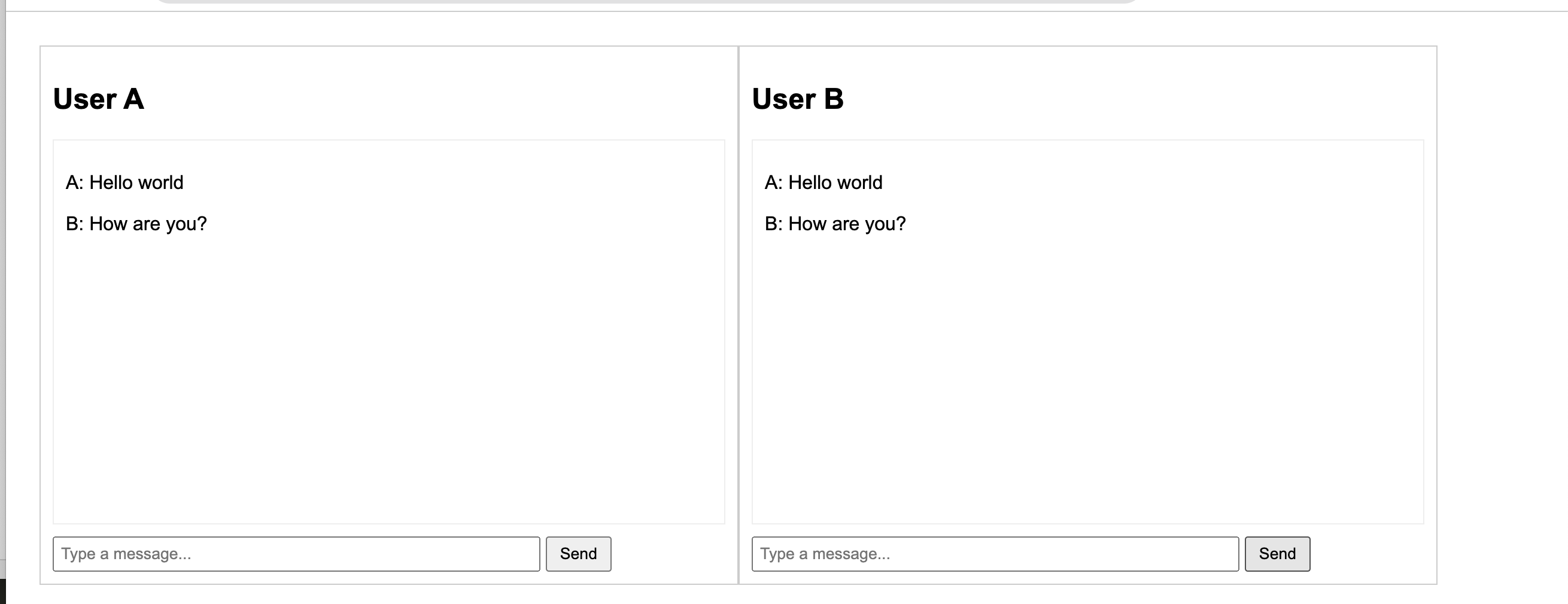 Data Channel Chat